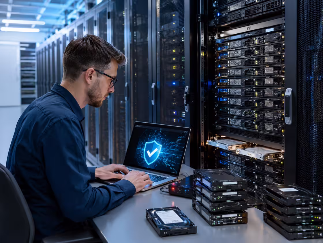 Business Data Restored After Raid Failure